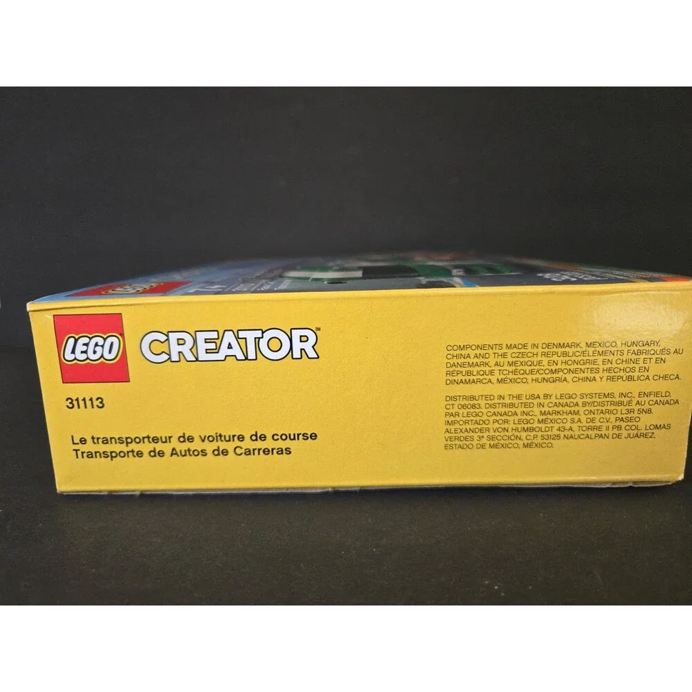 NEW LEGO Creator 3 In 1 Race Car Transporter 31113 Sealed Slight Box Dent